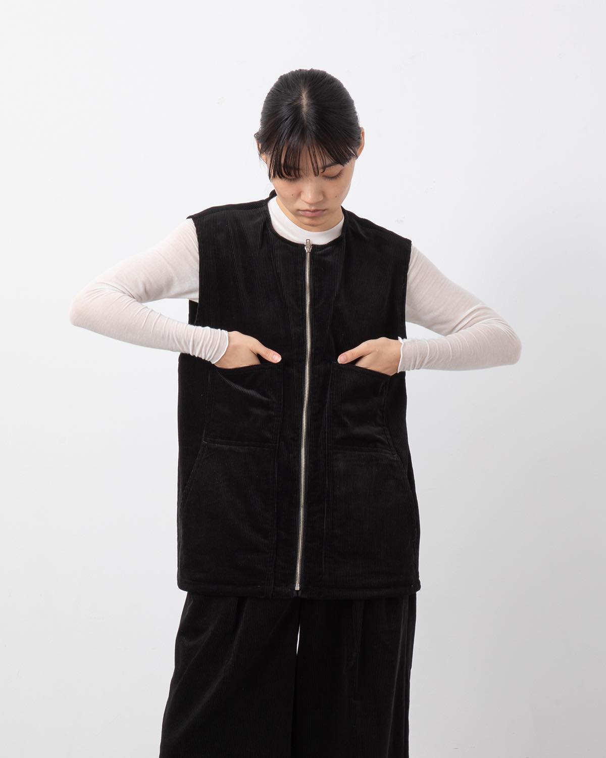 CORDUROY × WO/CA REVERSIBLE VEST