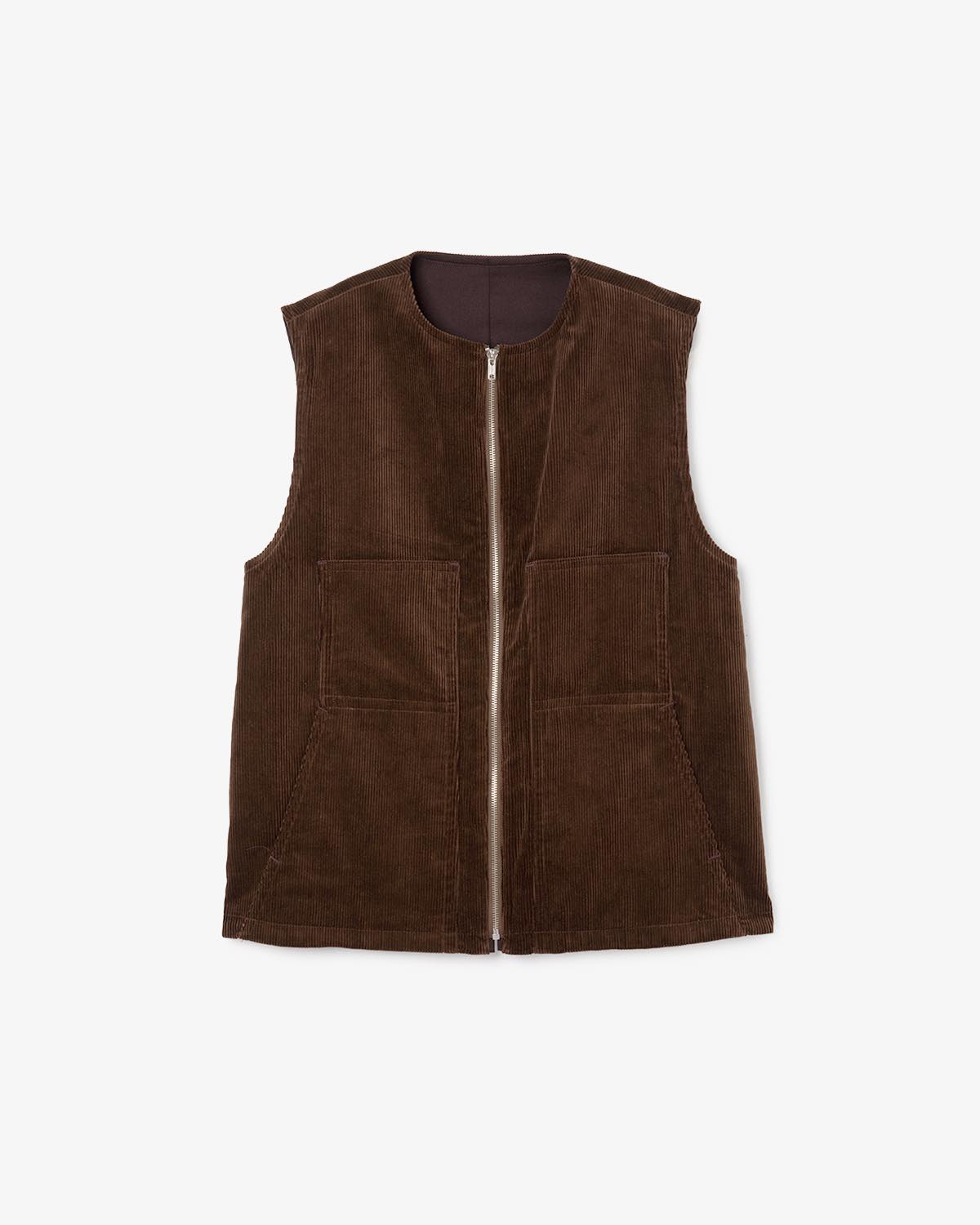 CORDUROY × WO/CA REVERSIBLE VEST