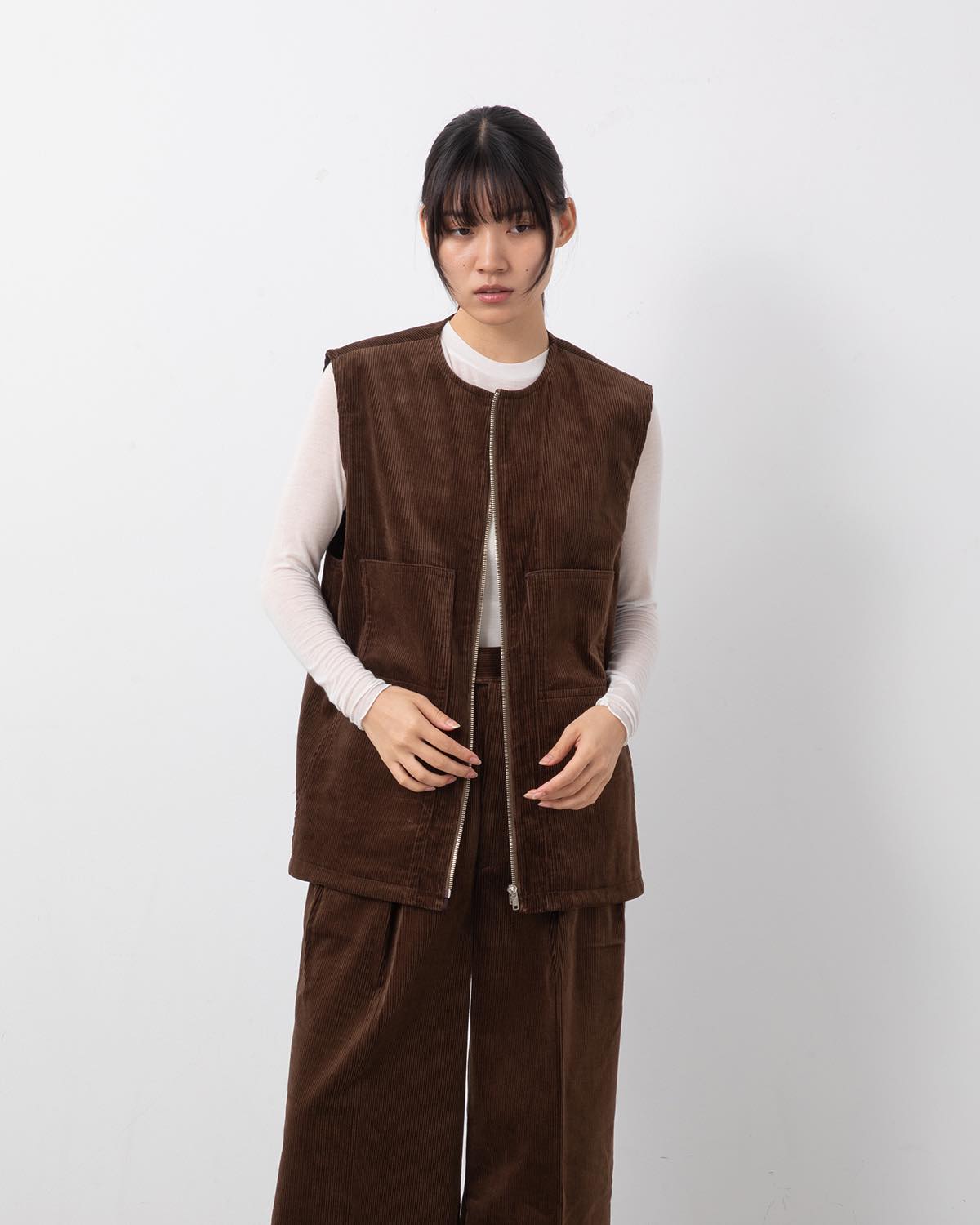 CORDUROY × WO/CA REVERSIBLE VEST