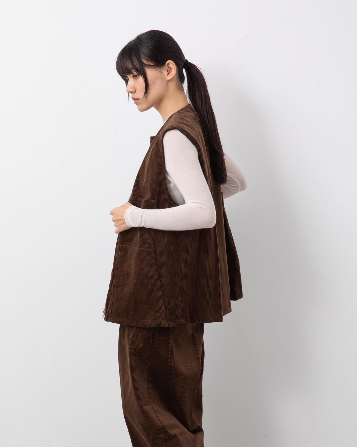 CORDUROY × WO/CA REVERSIBLE VEST