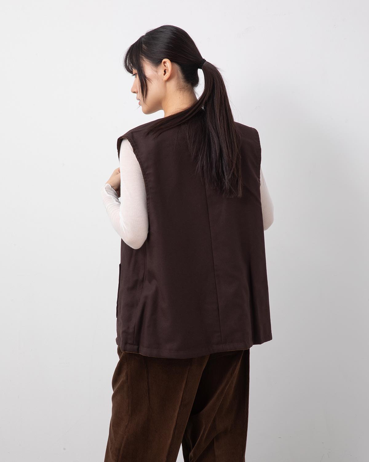 CORDUROY × WO/CA REVERSIBLE VEST