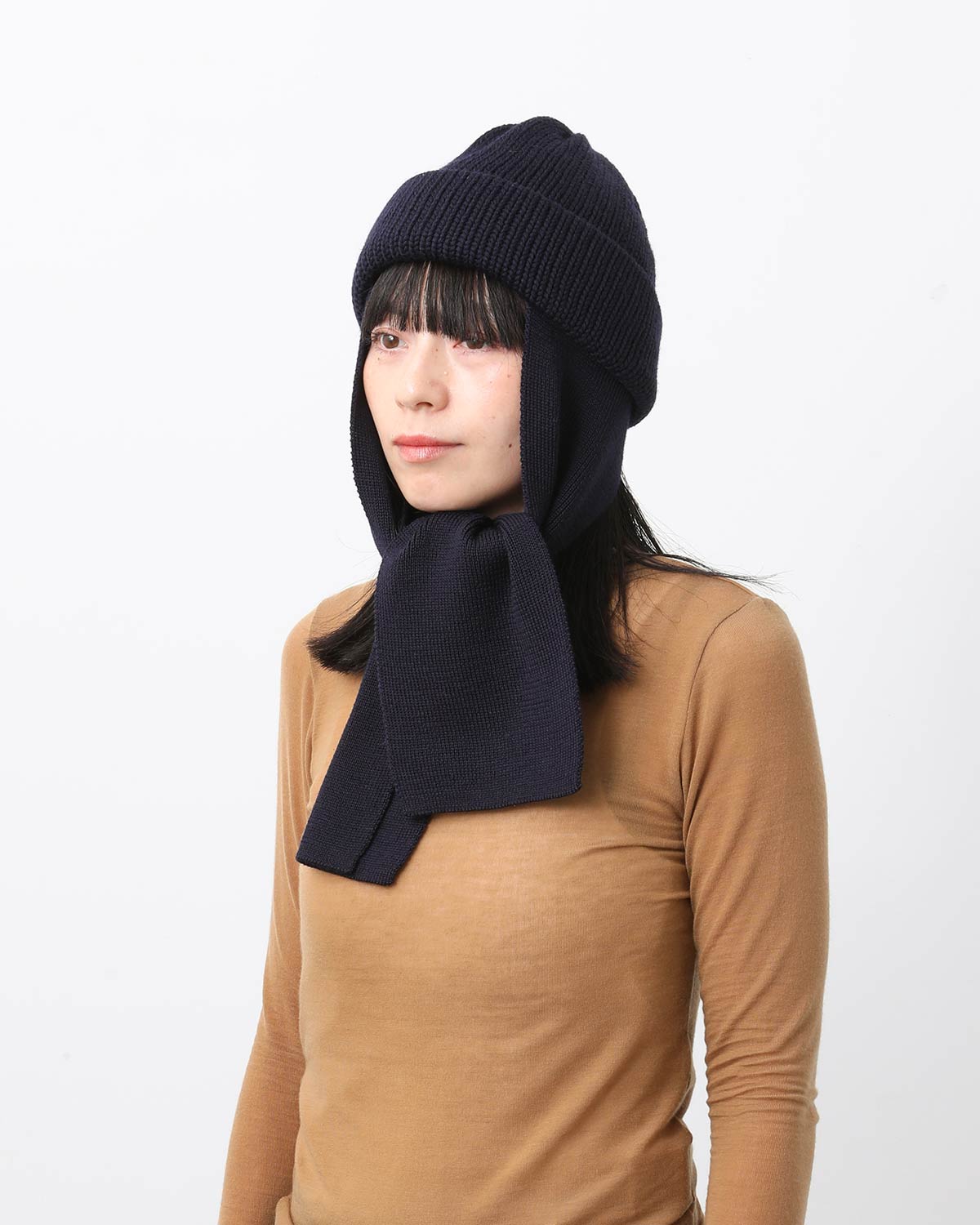 WOOL STANDARD KNIT (マフラー付き)