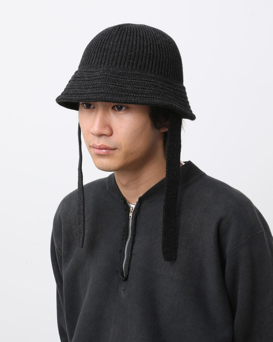 WOOL KNIT BALLOON HAT (テープ付き) – COVERCHORD