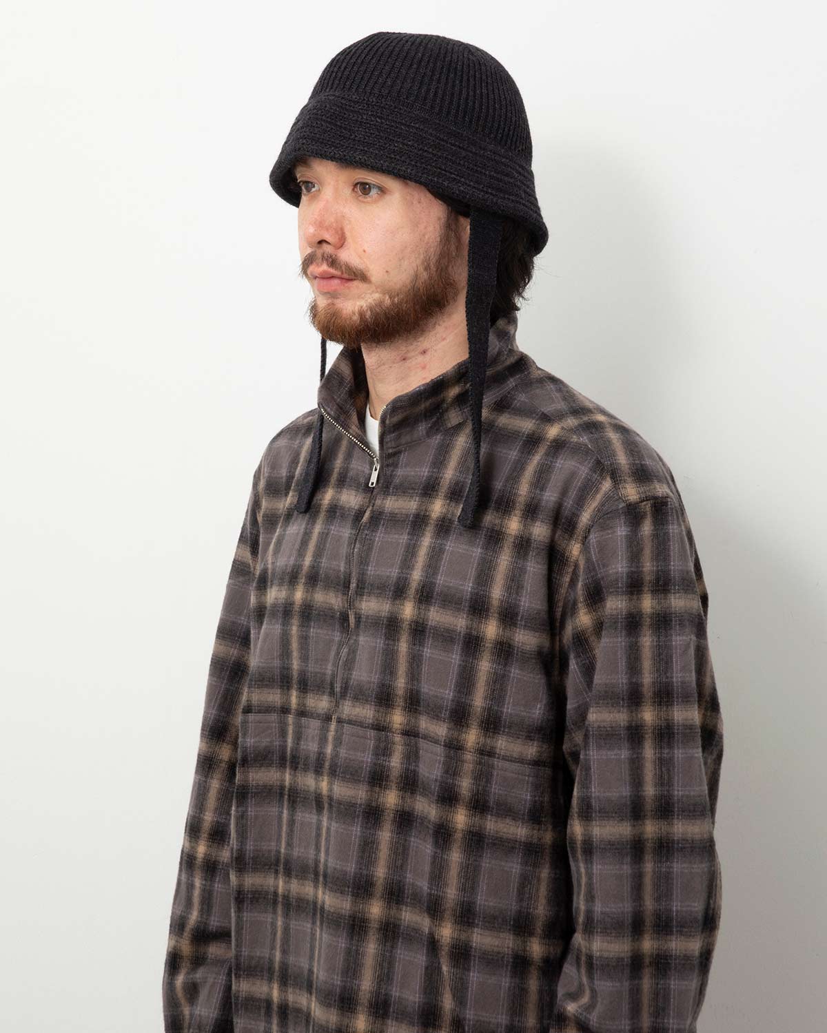 WOOL KNIT BALLOON HAT (テープ付き)