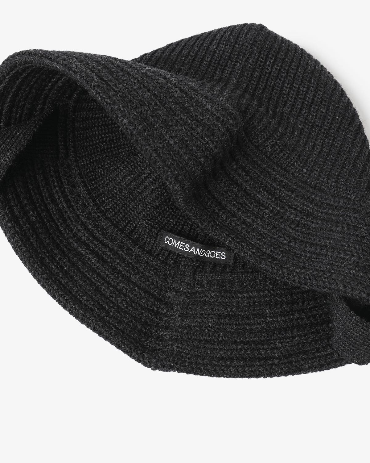 WOOL KNIT BALLOON HAT (テープ付き)