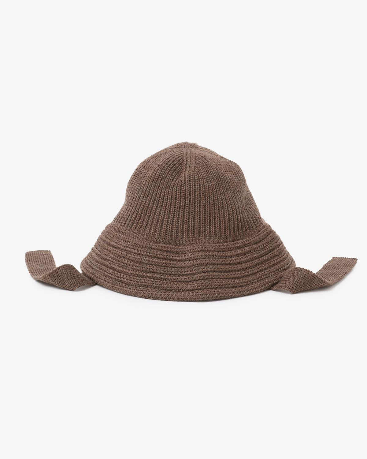 WOOL KNIT BALLOON HAT (テープ付き)