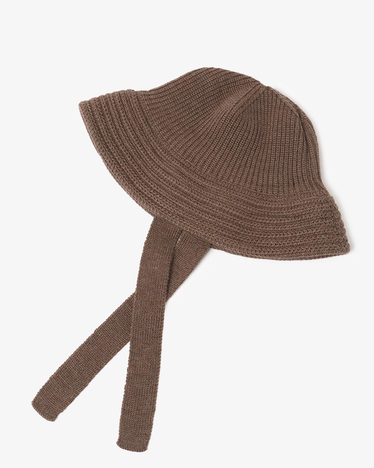WOOL KNIT BALLOON HAT (テープ付き)