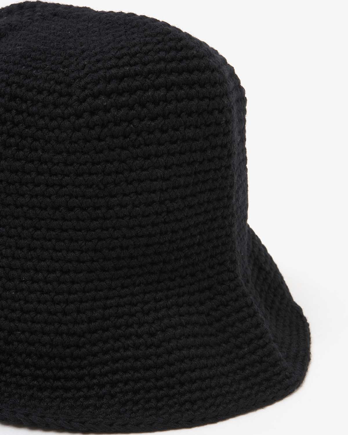 HAND MADE KNIT WOOL BALLOON HAT