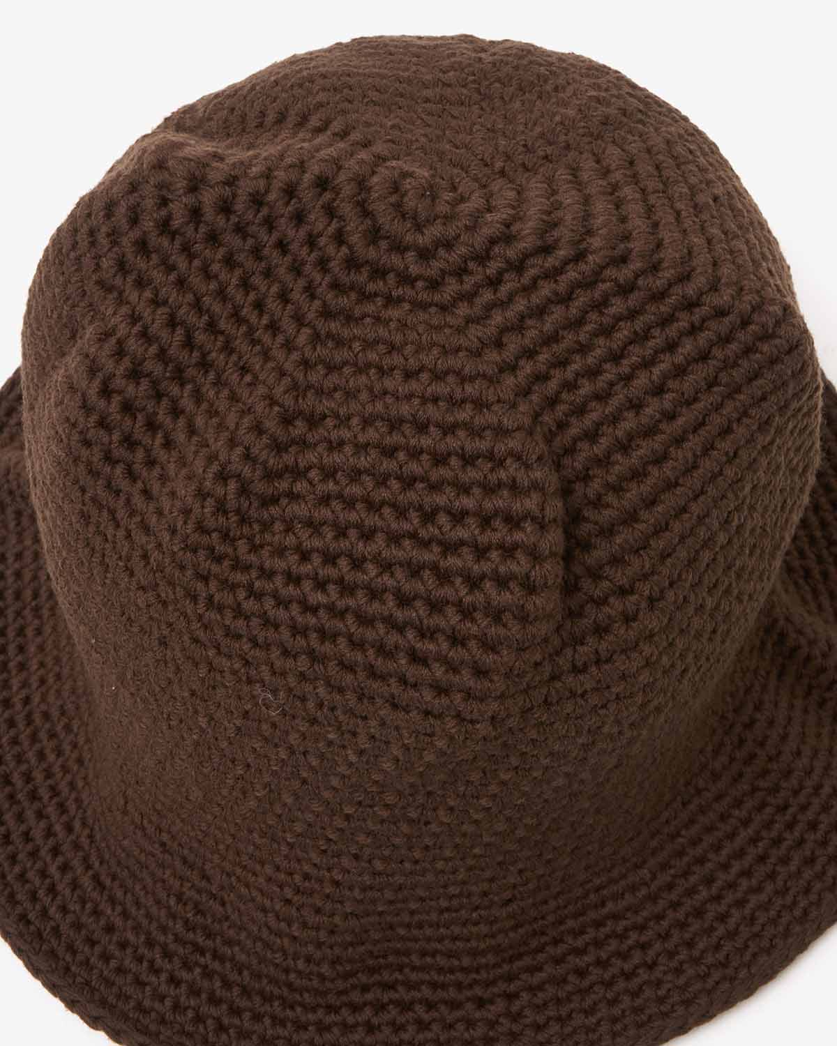 HAND MADE KNIT WOOL BALLOON HAT