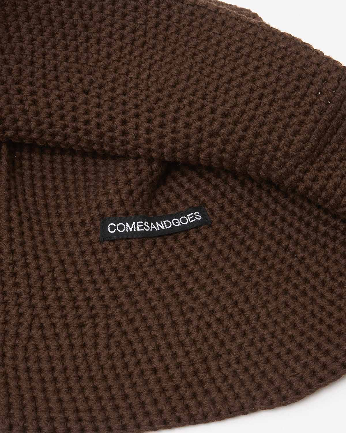 HAND MADE KNIT WOOL BALLOON HAT