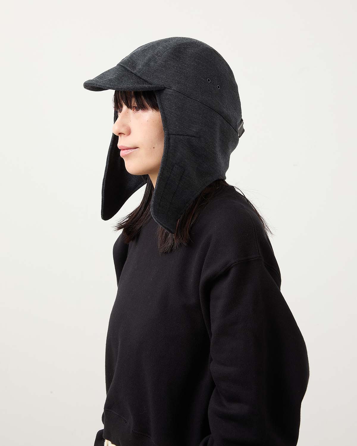 TECH WOOL ARMY EAR CAP