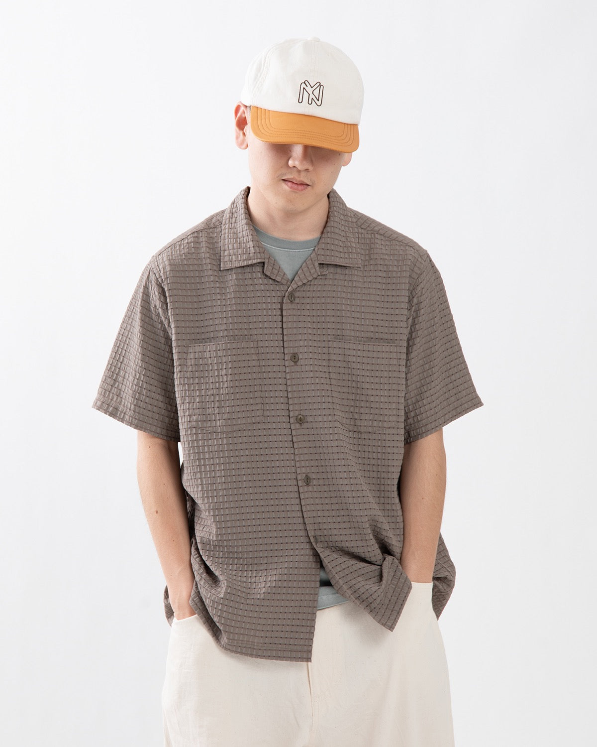 NY BRIM LEATHER CAP for COVERCHORD
