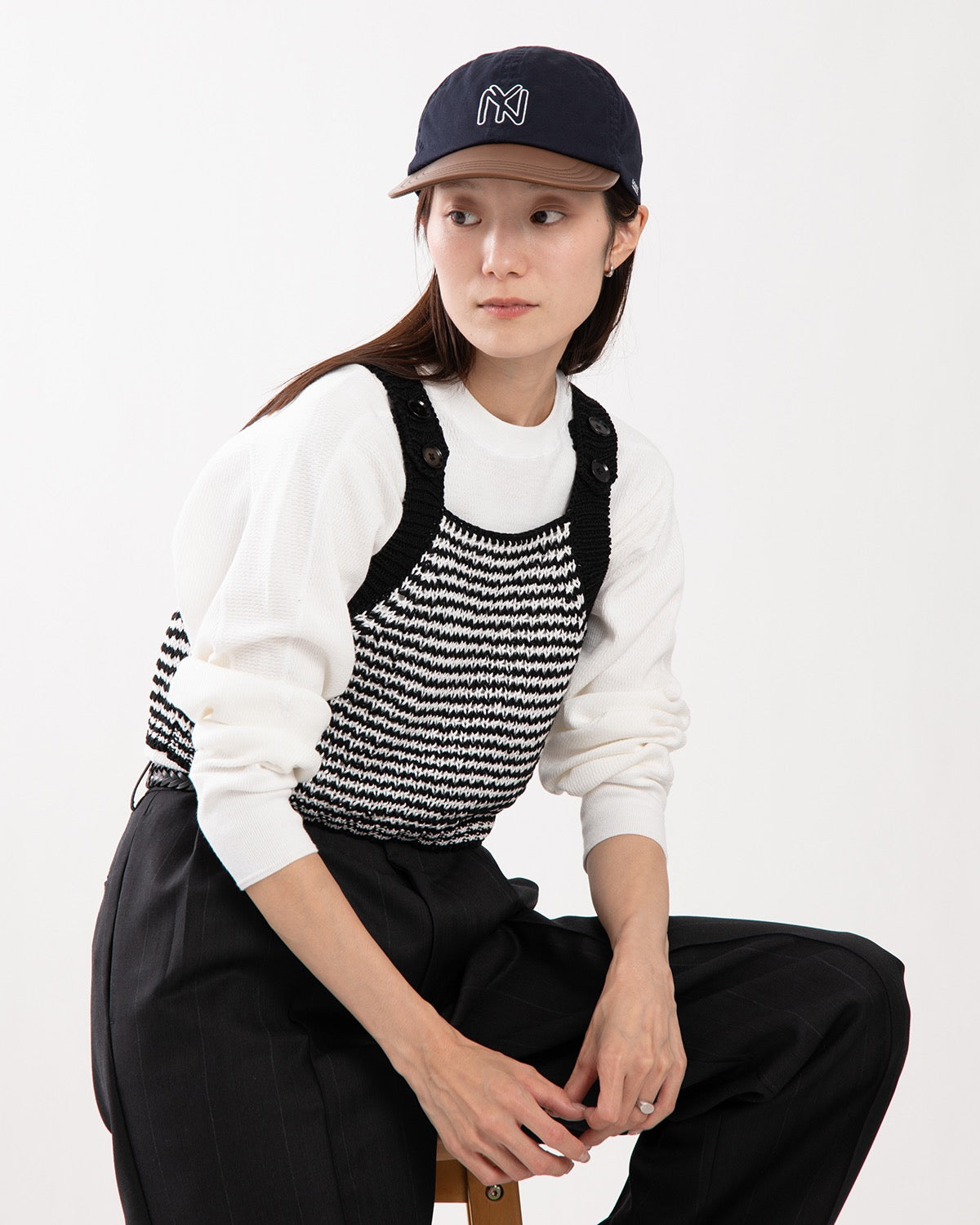 NY BRIM LEATHER CAP for COVERCHORD