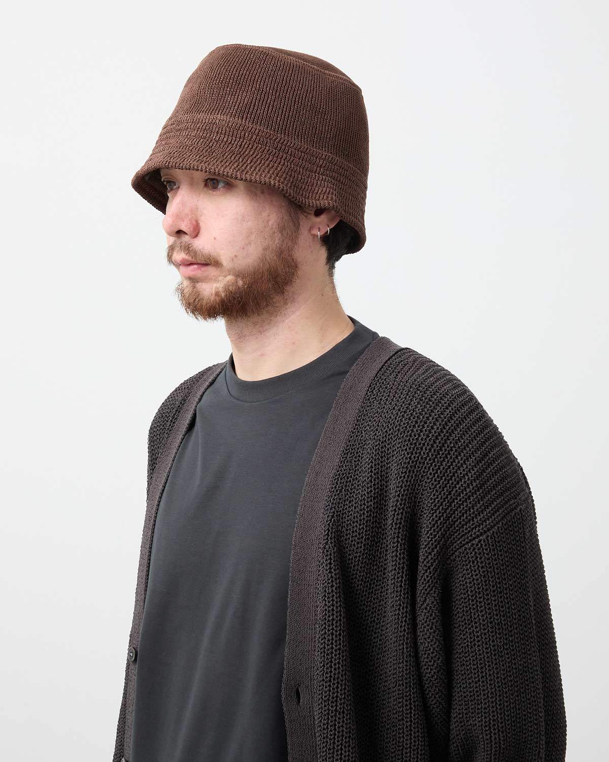 和紙 KNIT FLAT HAT