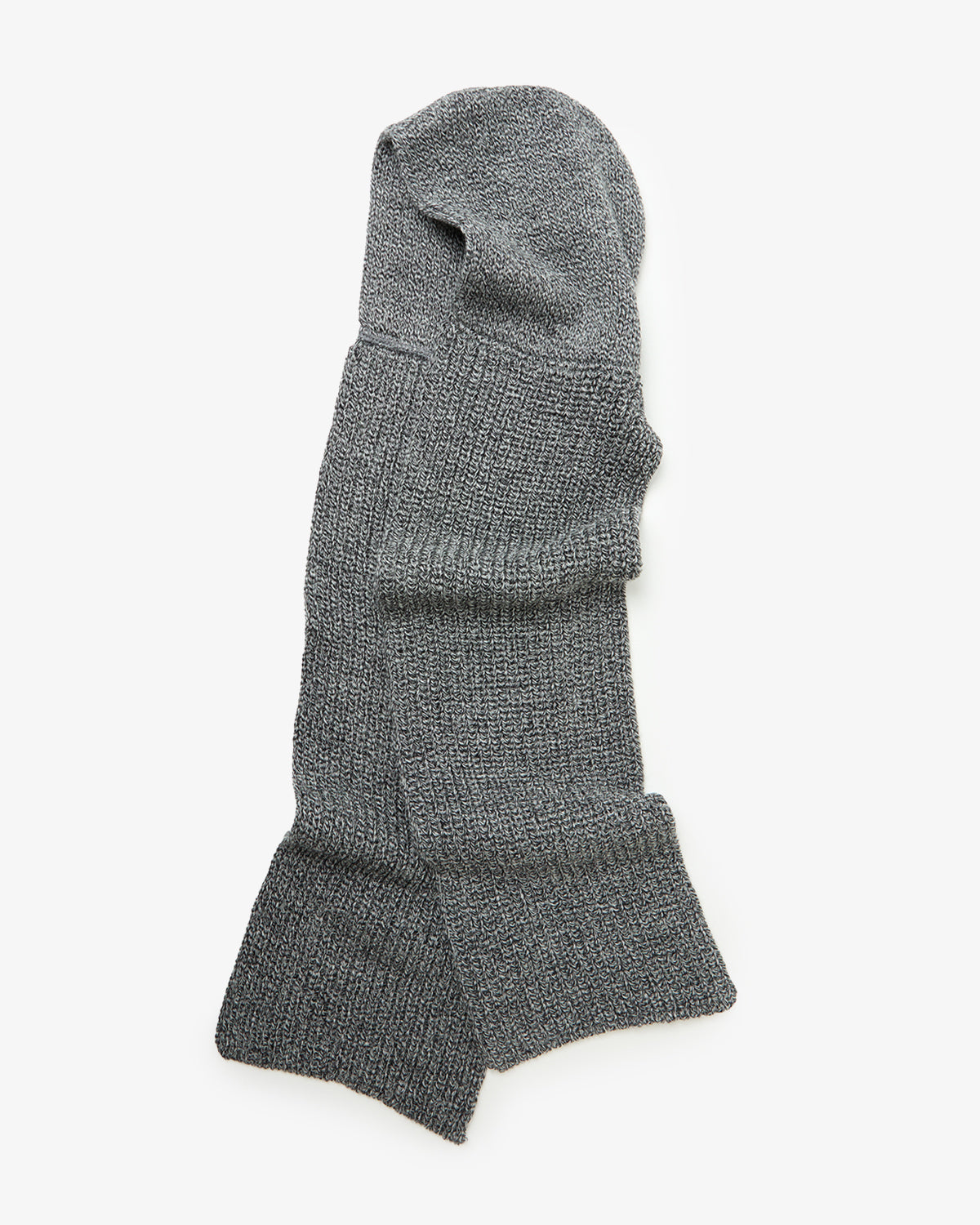 MERINO WOOL HOODIE MUFFLER