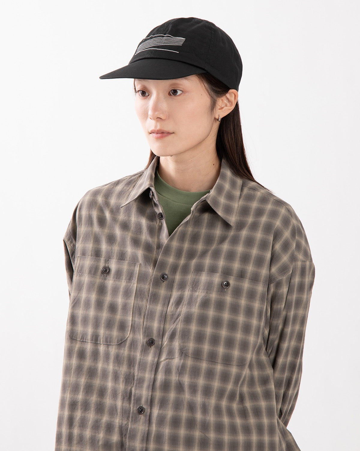 LINE PATTERN CAP (WOMEN'S)