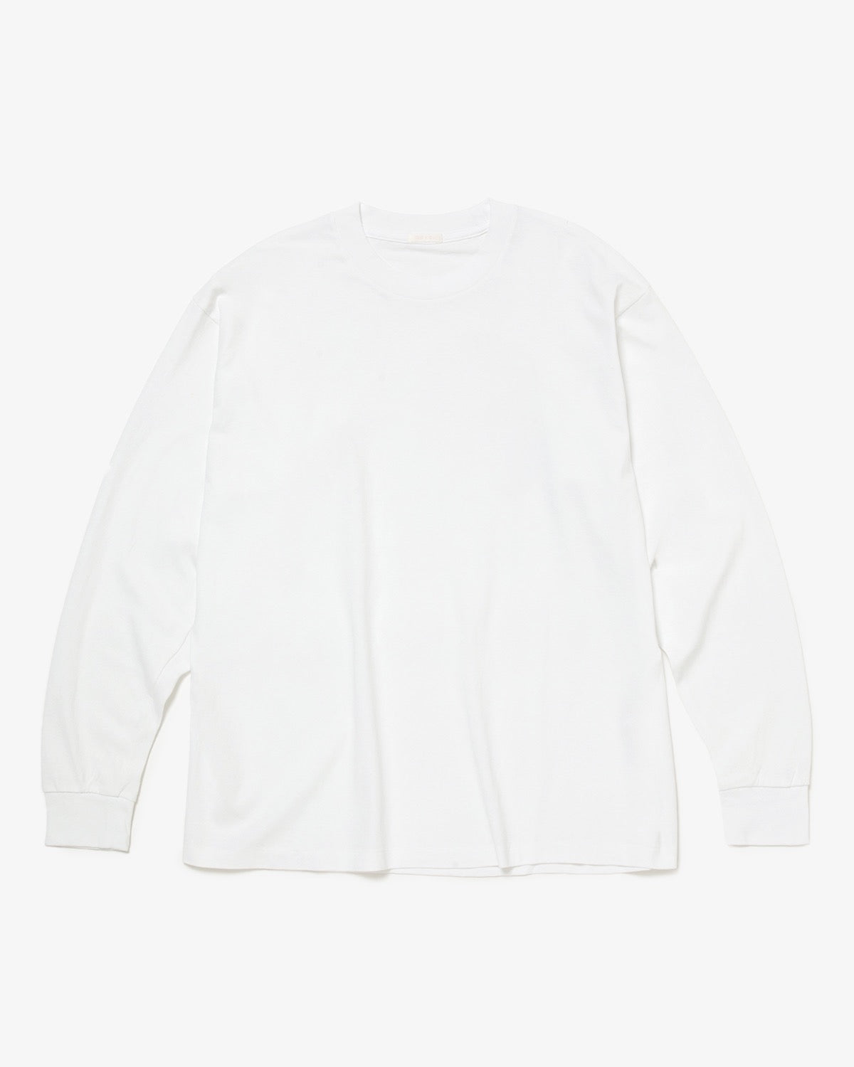 COTTON JERSEY LONG SLEEVE T-SHIRT