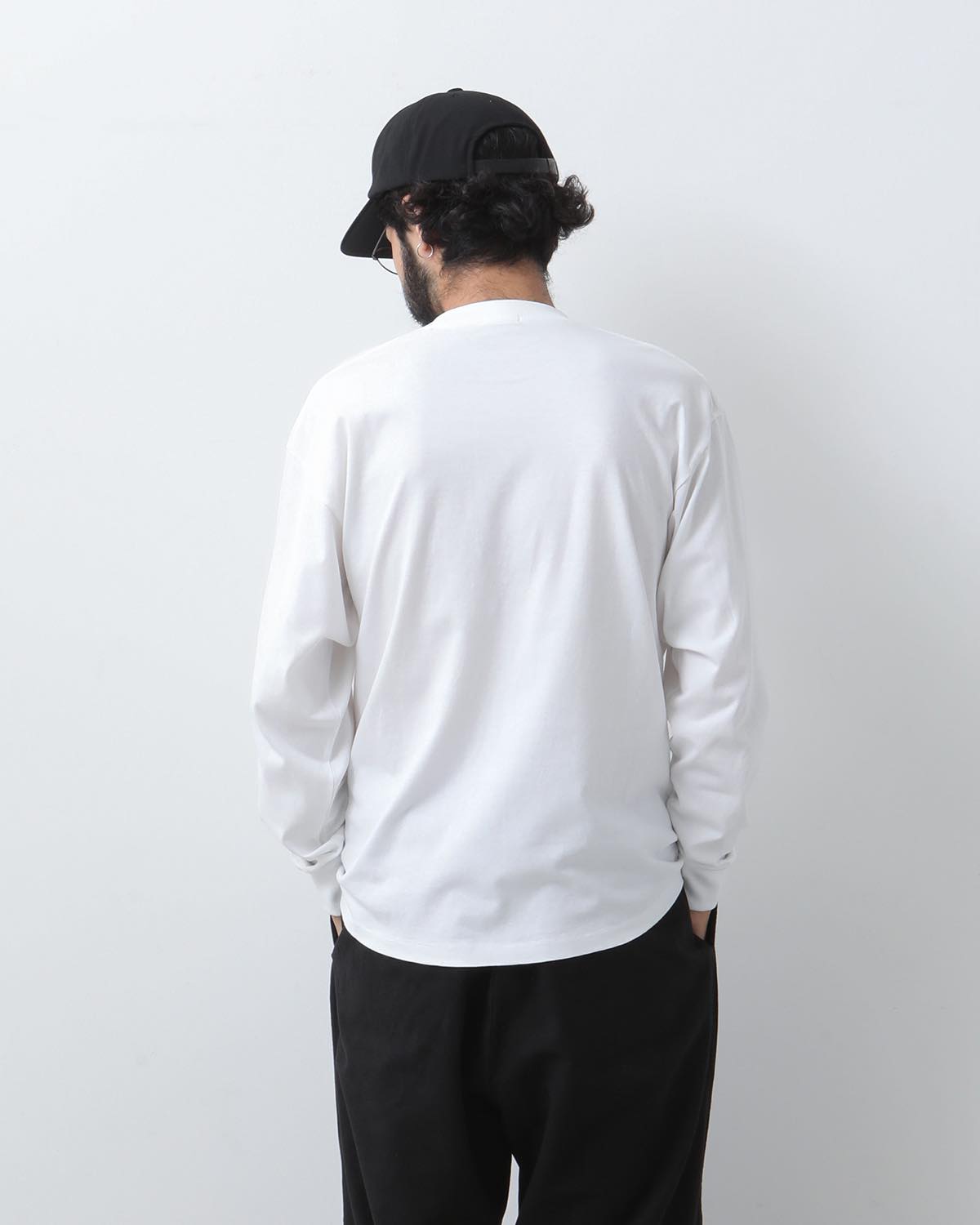 COTTON JERSEY LONG SLEEVE T-SHIRT