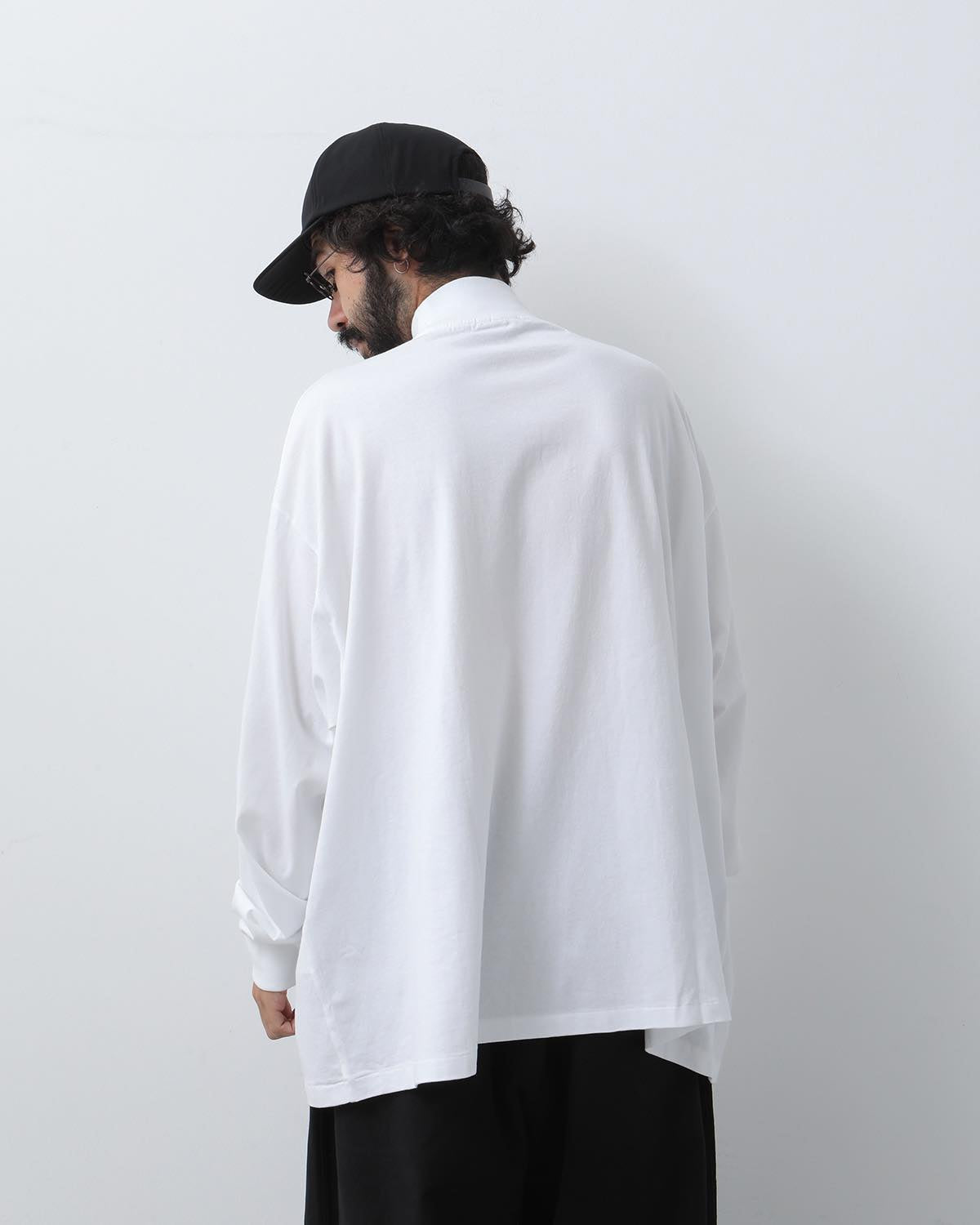 COTTON JERSEY LONG SLEEVE T-SHIRT