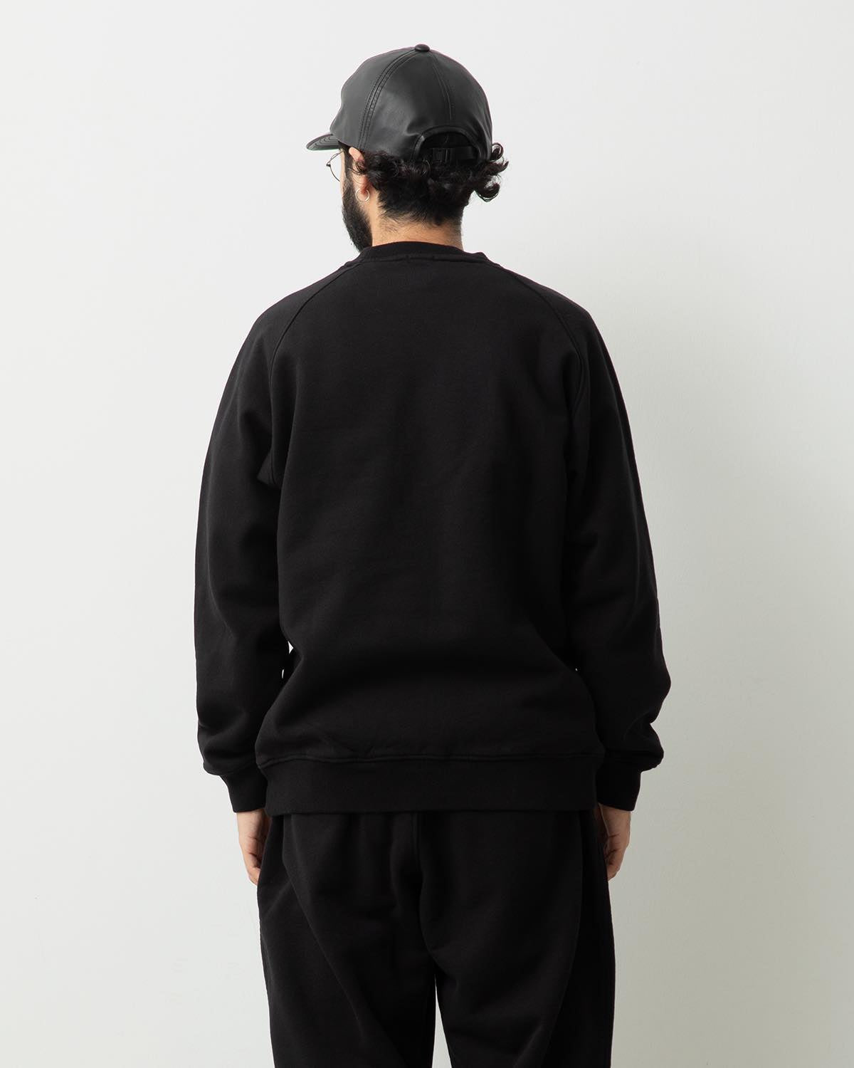 COTTON LOOP BACK CREWNECK