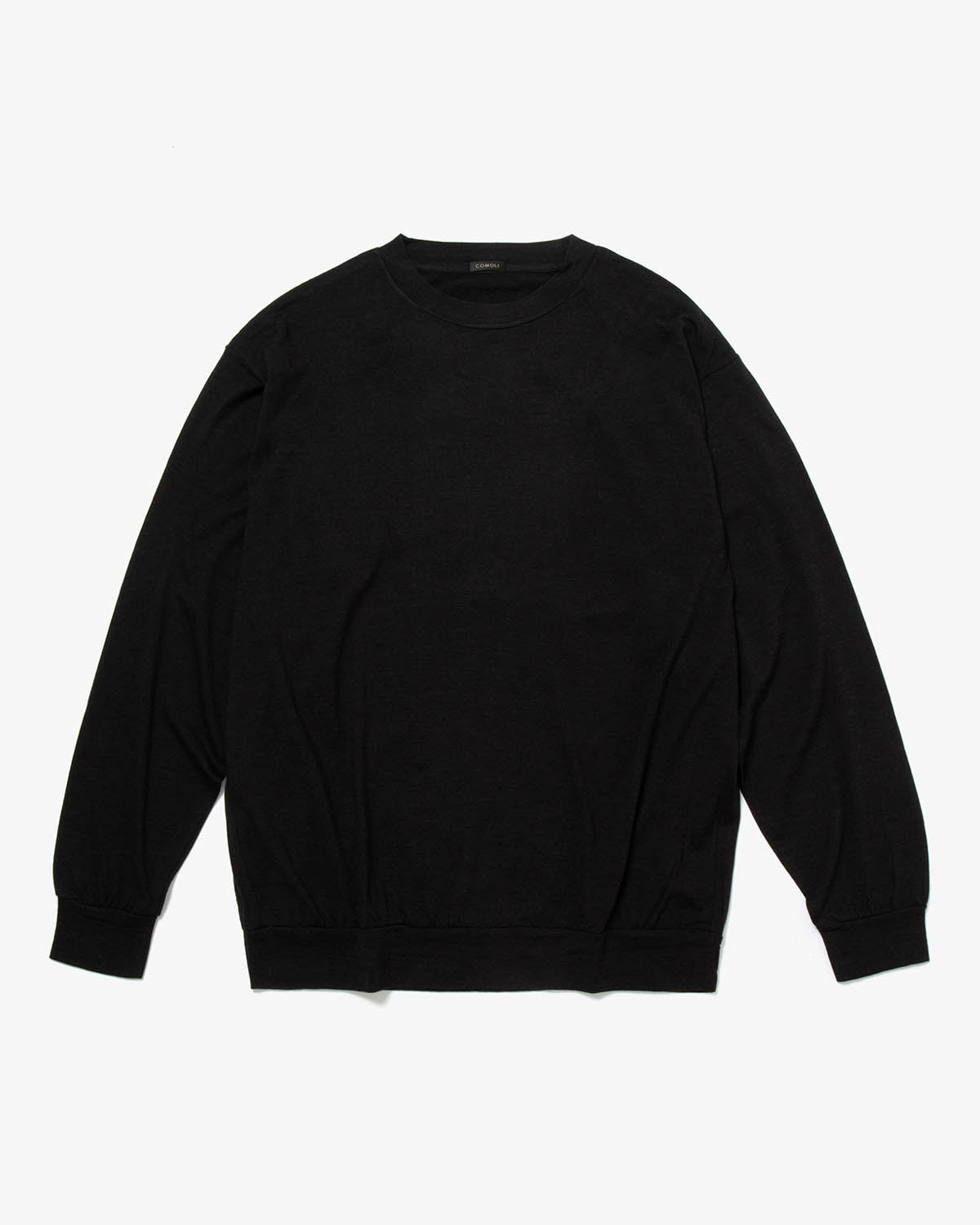 WOOL JERSEY LONG SLEEVE CREW