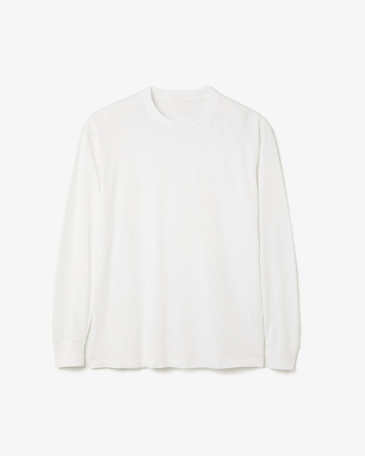 COTTON JERSEY LONG SLEEVE T-SHIRT