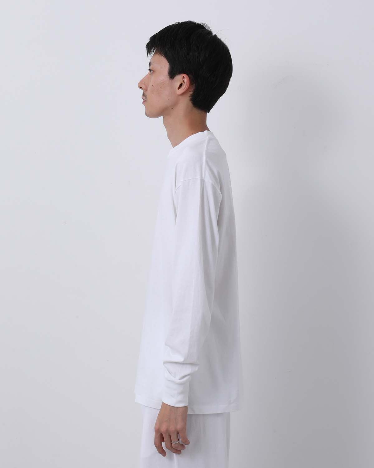COTTON JERSEY LONG SLEEVE T-SHIRT