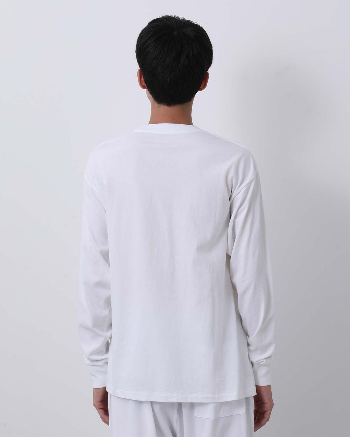 COTTON JERSEY LONG SLEEVE T-SHIRT