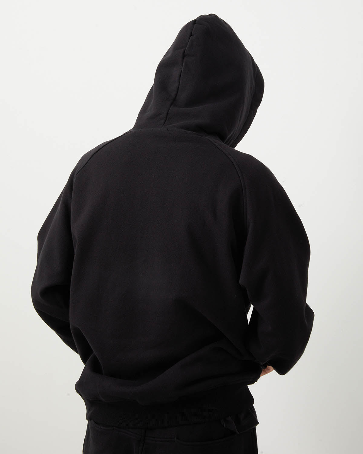 COTTON FLEECE ZIP PARKA