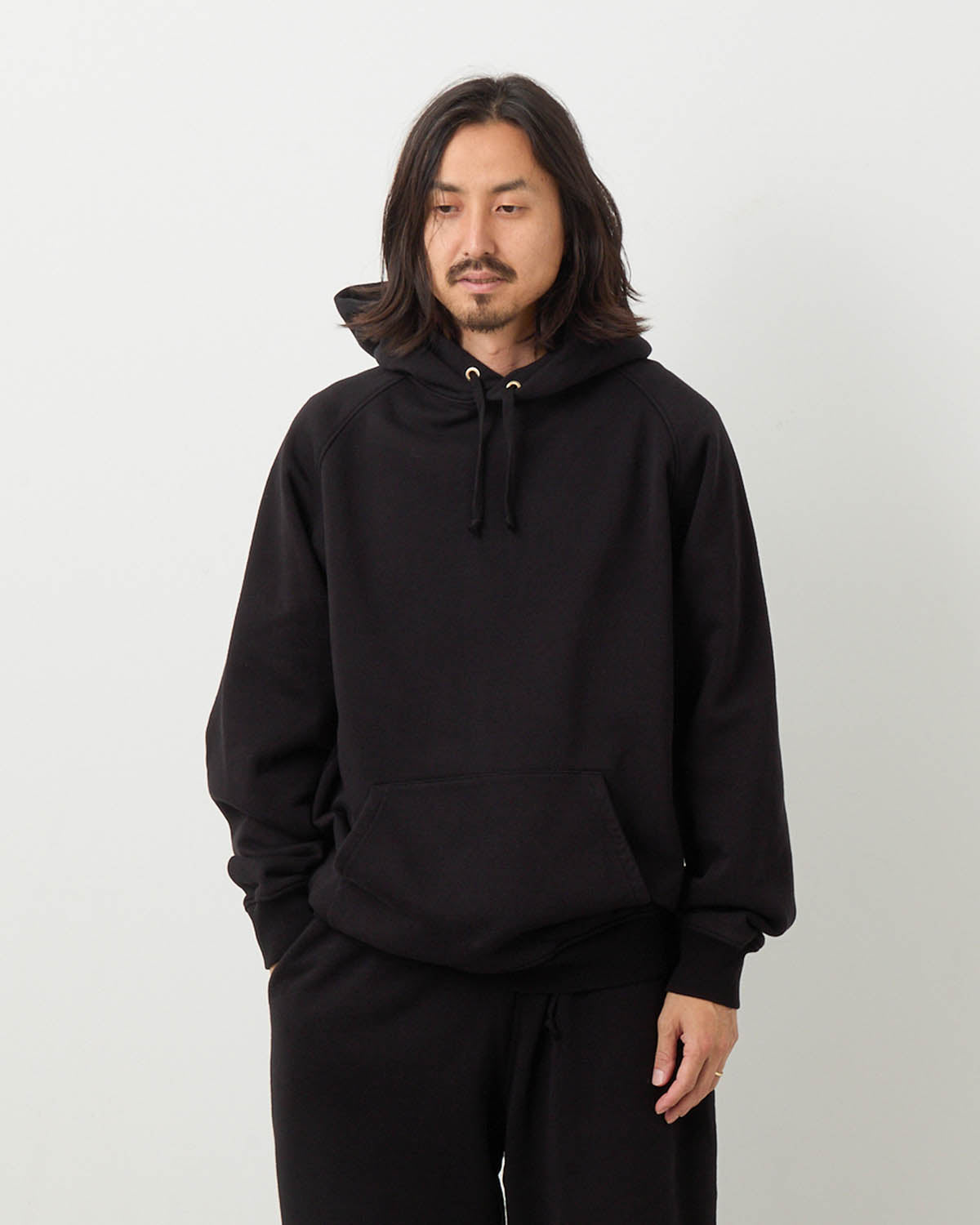 コットン裏毛パーカ