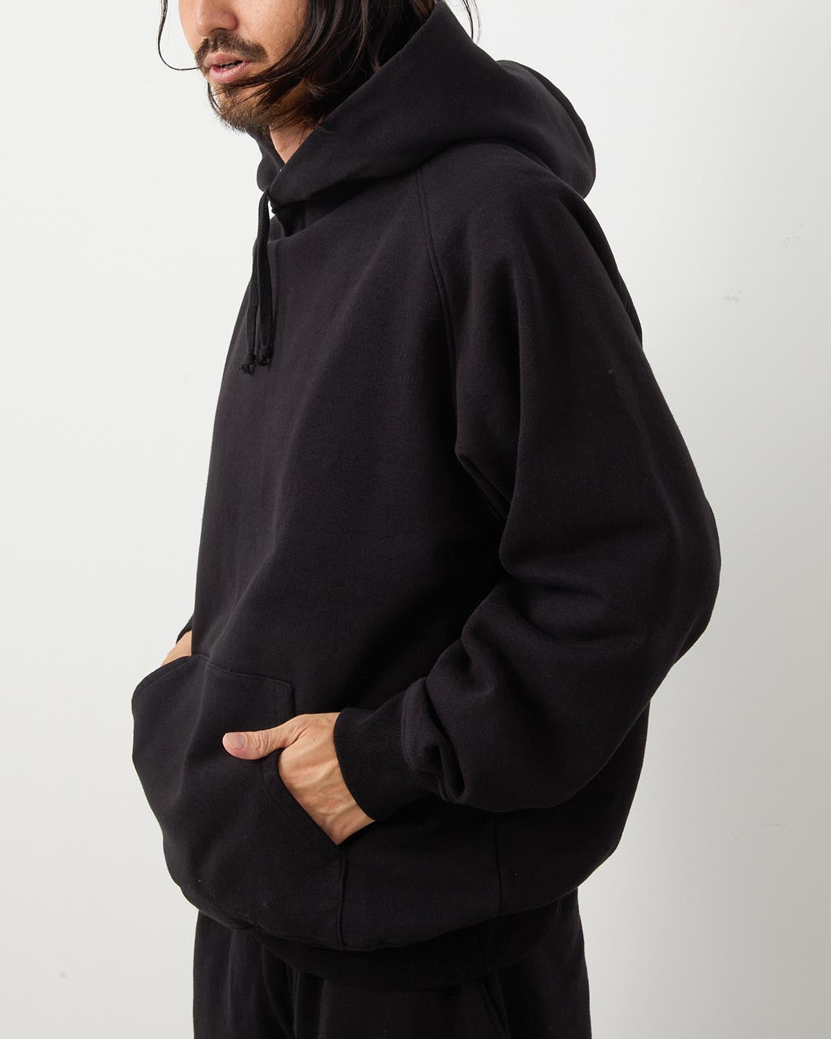 コットン裏毛パーカ