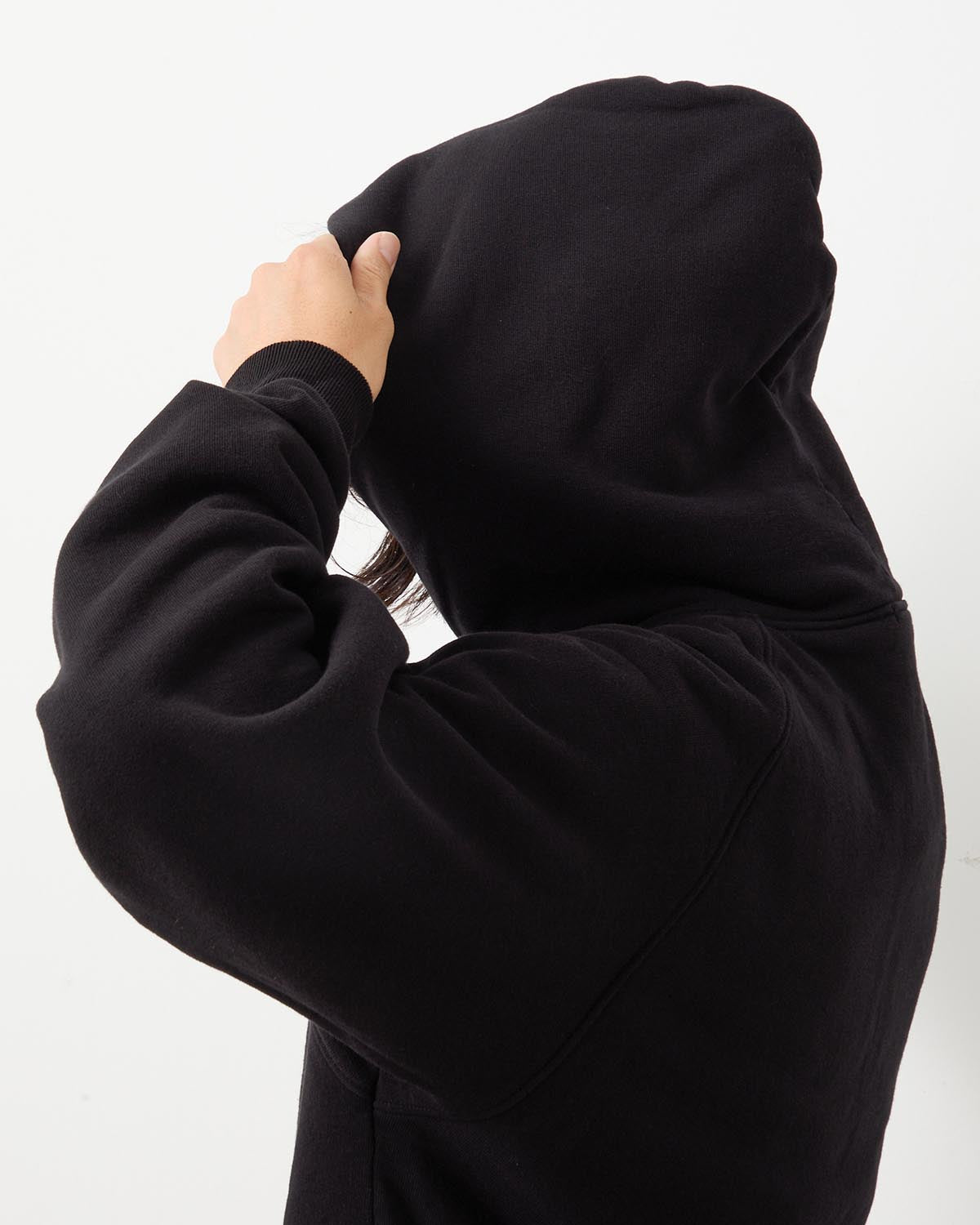 コットン裏毛パーカ