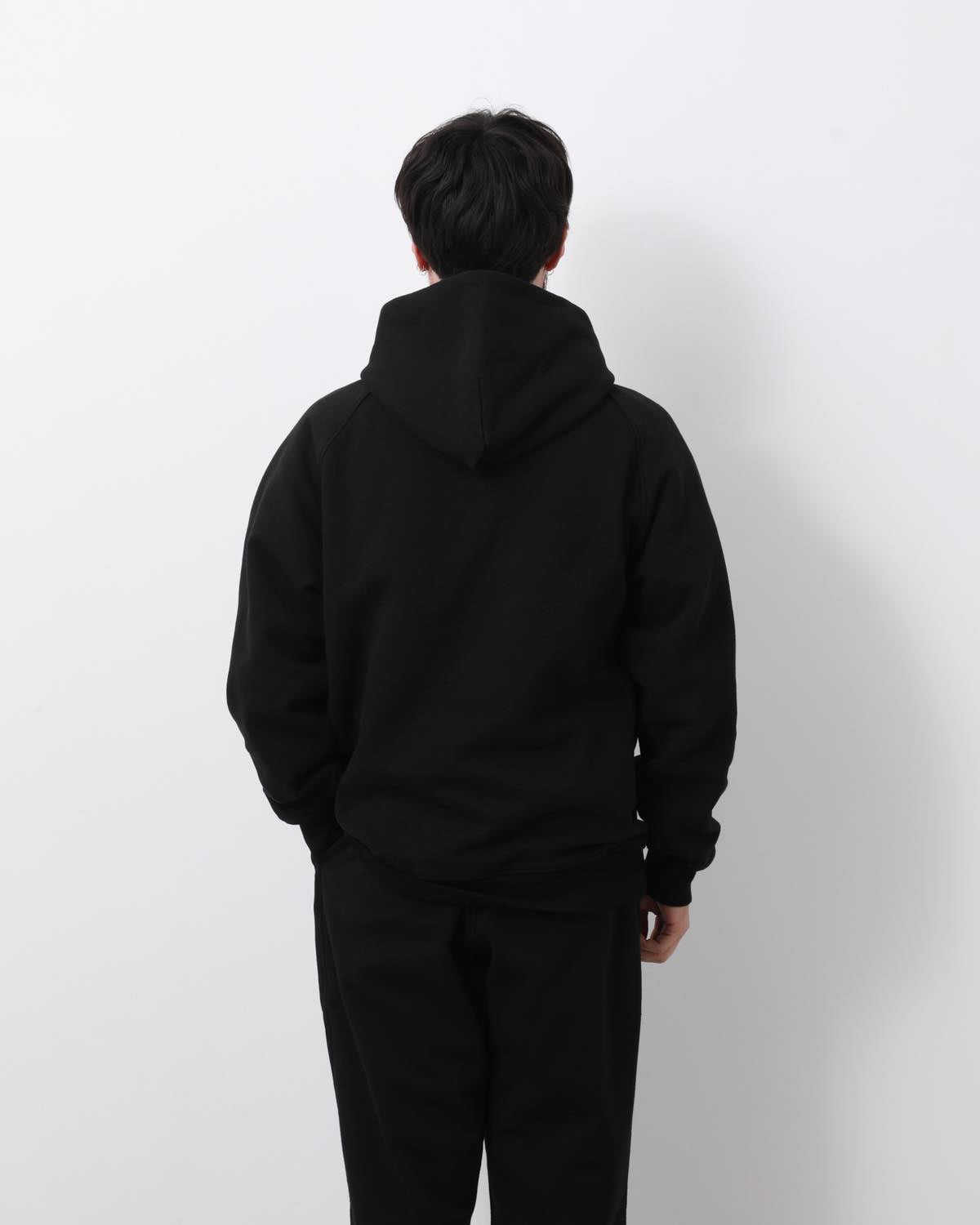 コットン裏毛パーカ