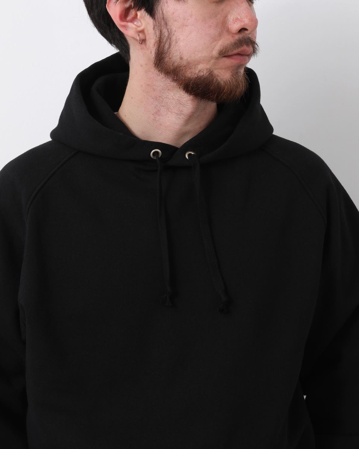 コットン裏毛パーカ