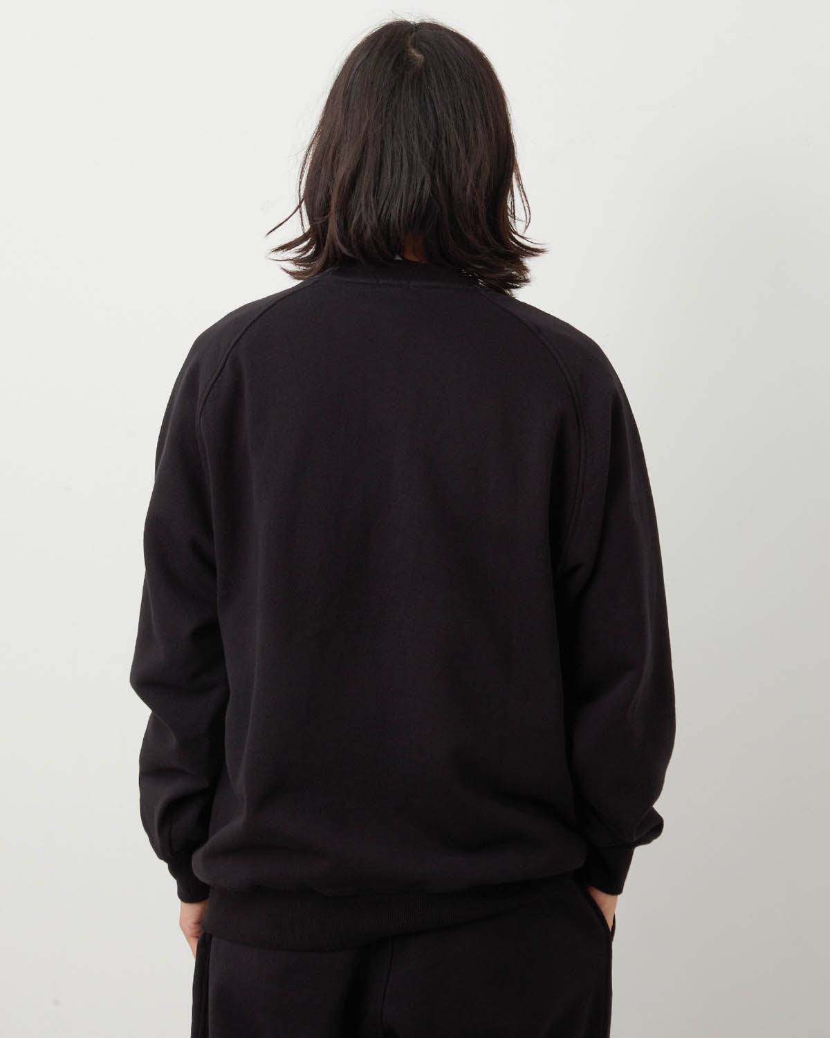 コットン裏毛クルーネック