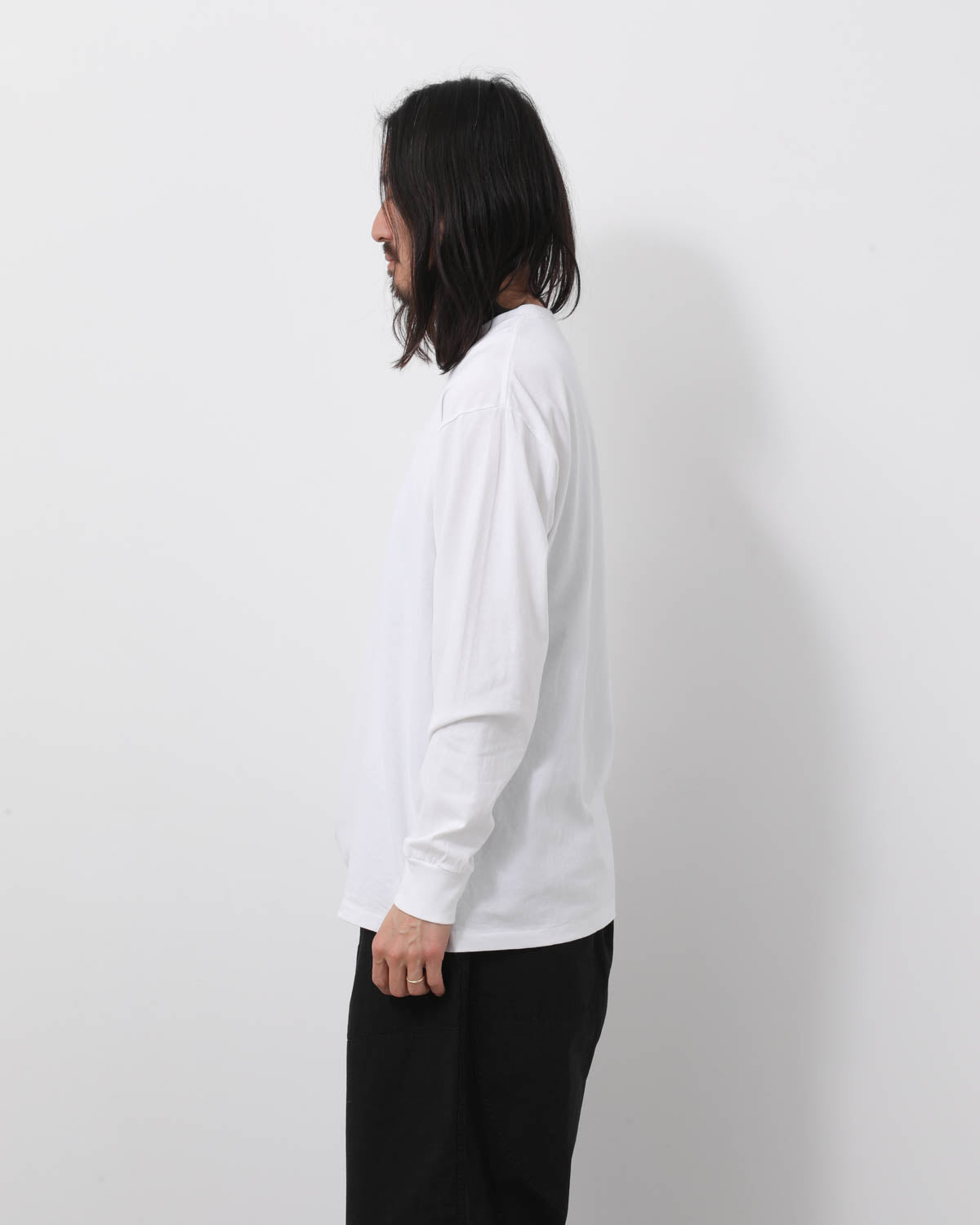 コットンジャージ長袖Tシャツ