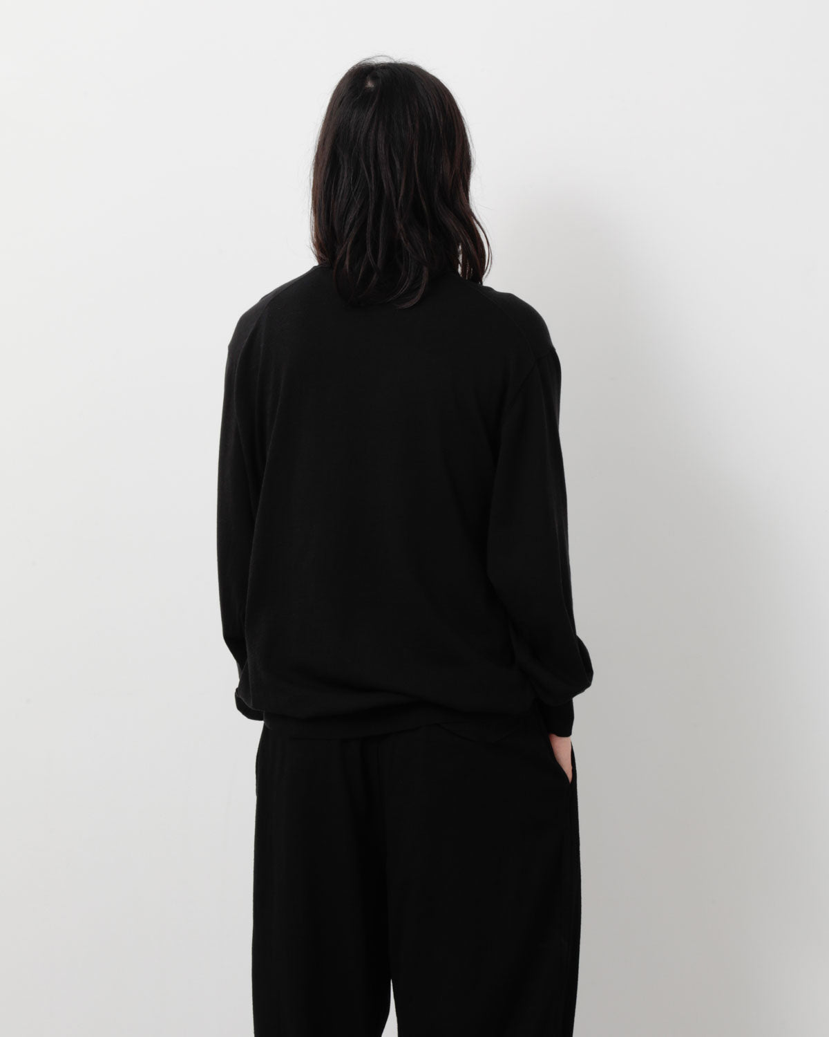 コットンニットポロ