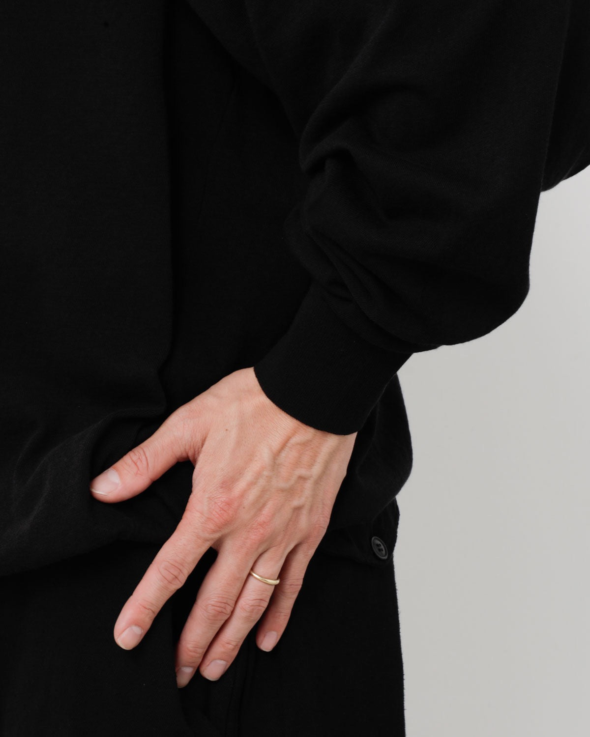 コットンニットポロ