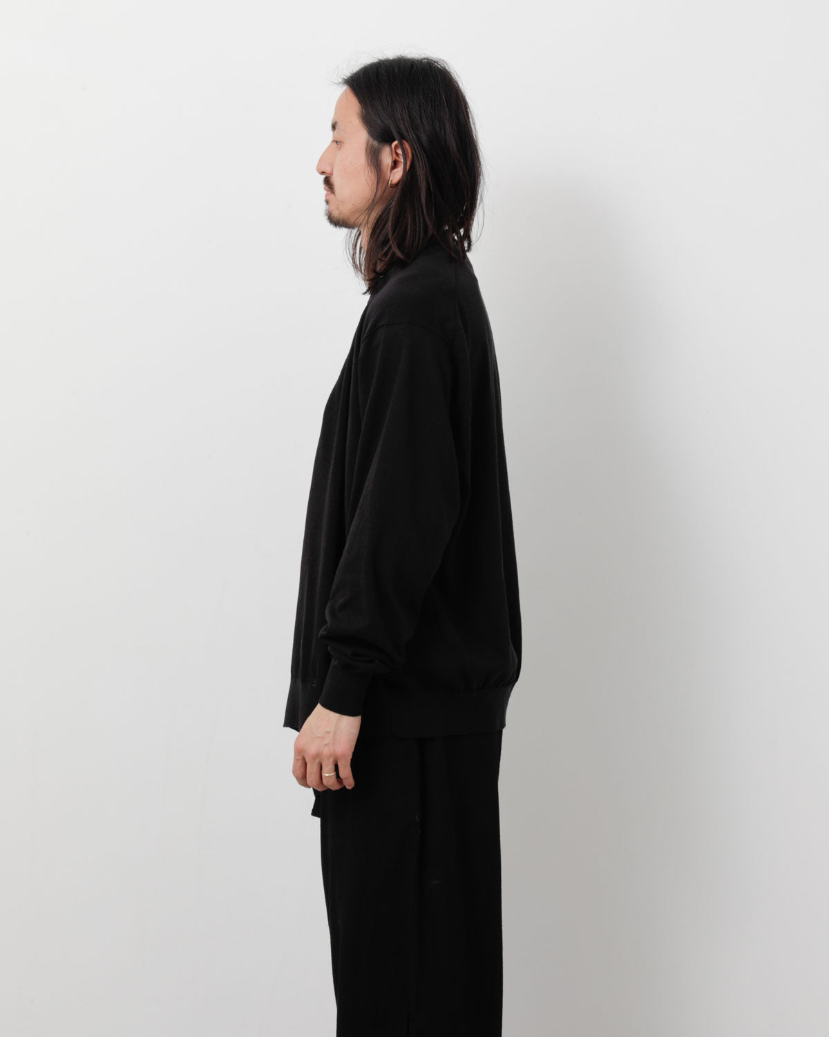 COTTON V-NECK CARDIGAN
