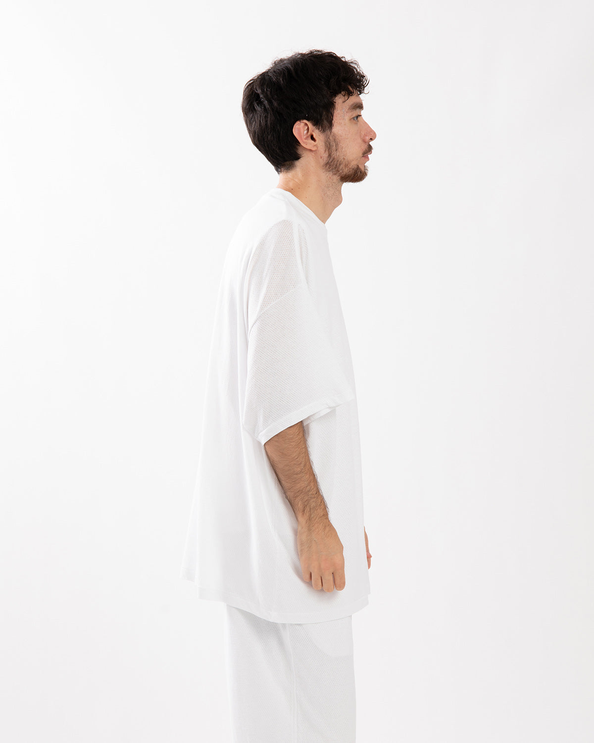 コットンメッシュ半袖Tシャツ