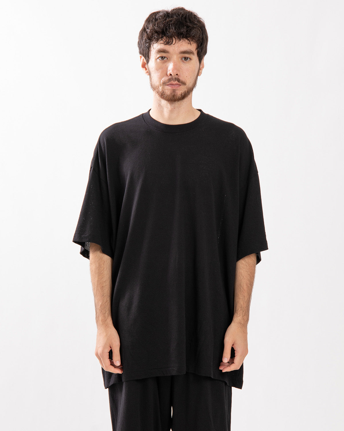 コットンメッシュ半袖Tシャツ