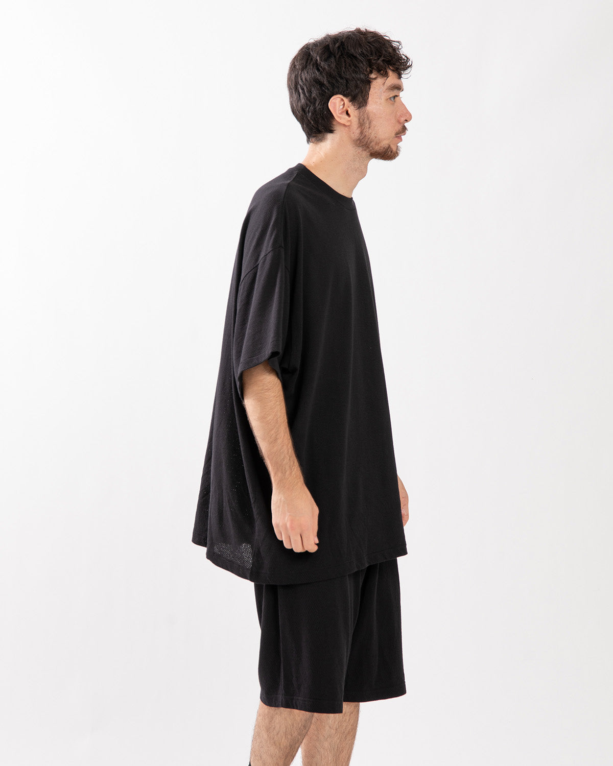 コットンメッシュ半袖Tシャツ