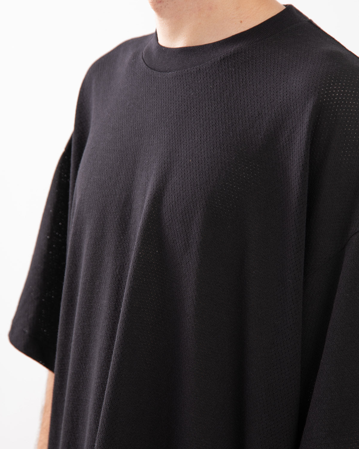 コットンメッシュ半袖Tシャツ