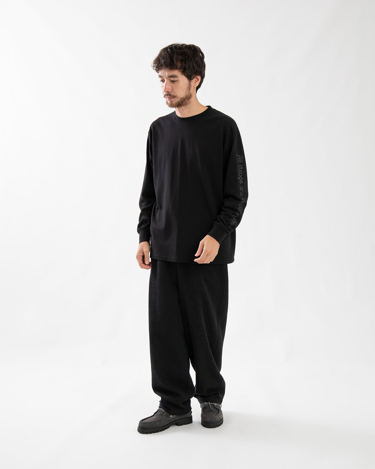 ウールニット パンツ