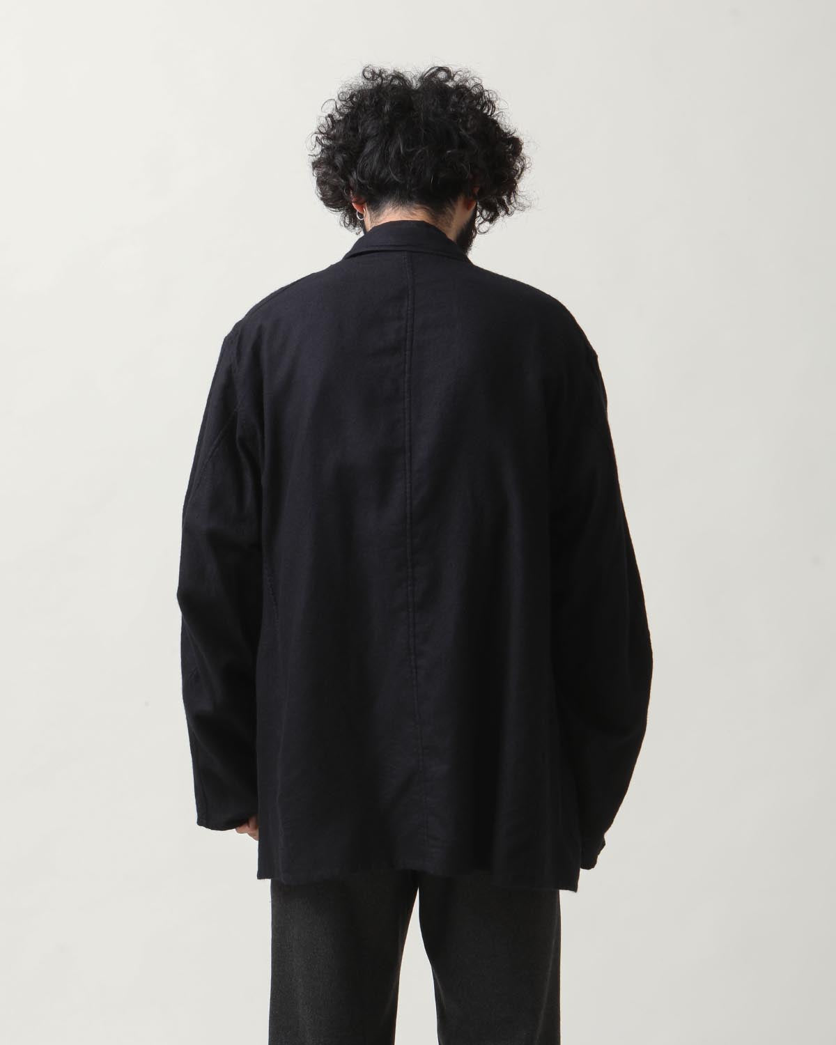 CASHMERE SILK GARMENT-DYED JACKET