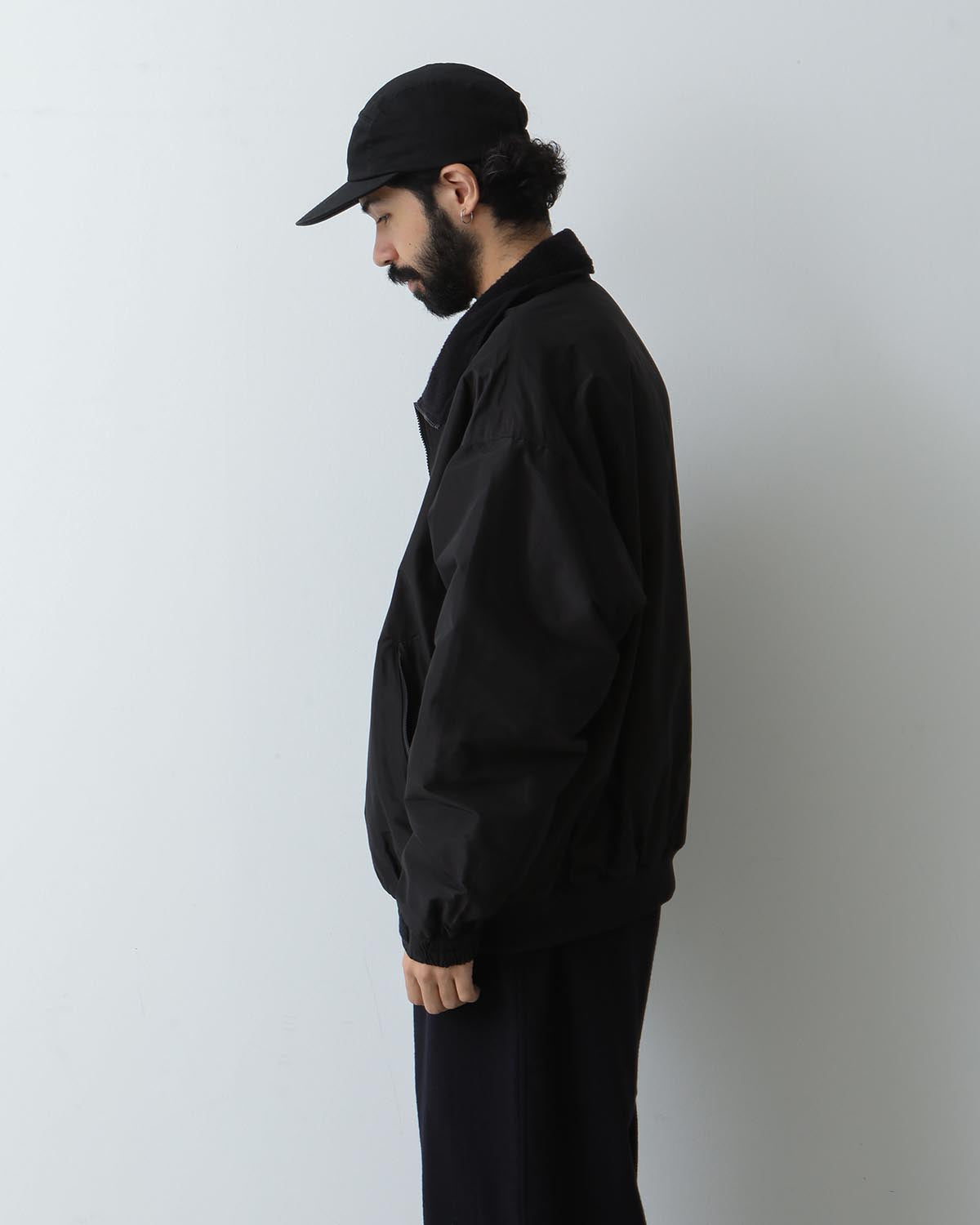 COTTON SILK TRACK JACKET