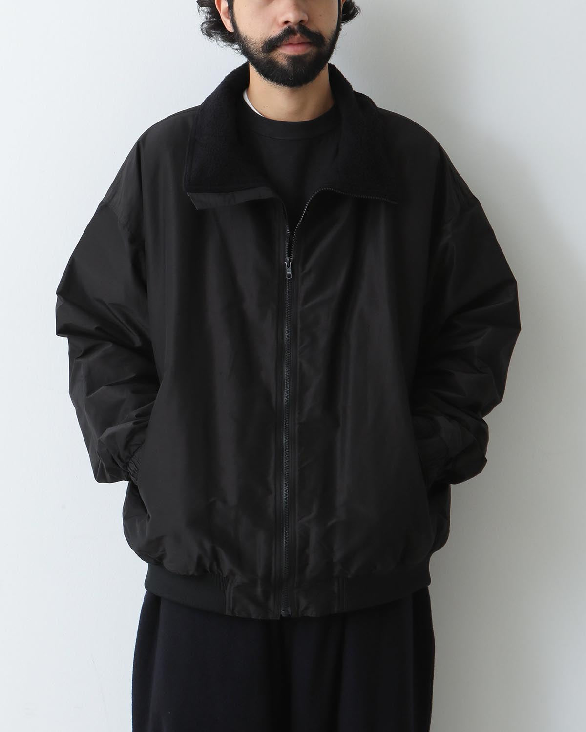 COTTON SILK TRACK JACKET