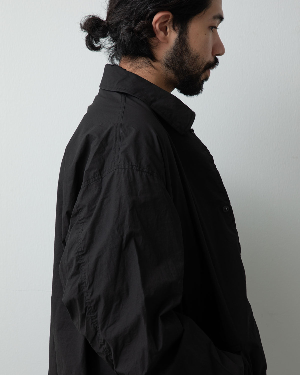 COTTON-NYLON COACH JACKET