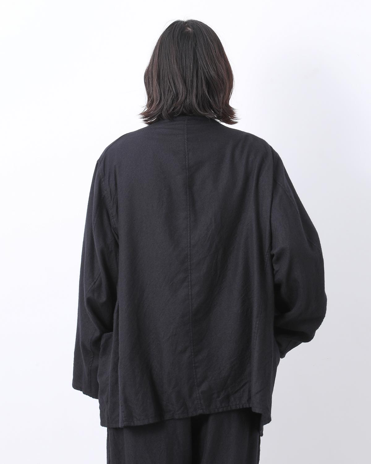 カシミヤシルク製品染ジャケット