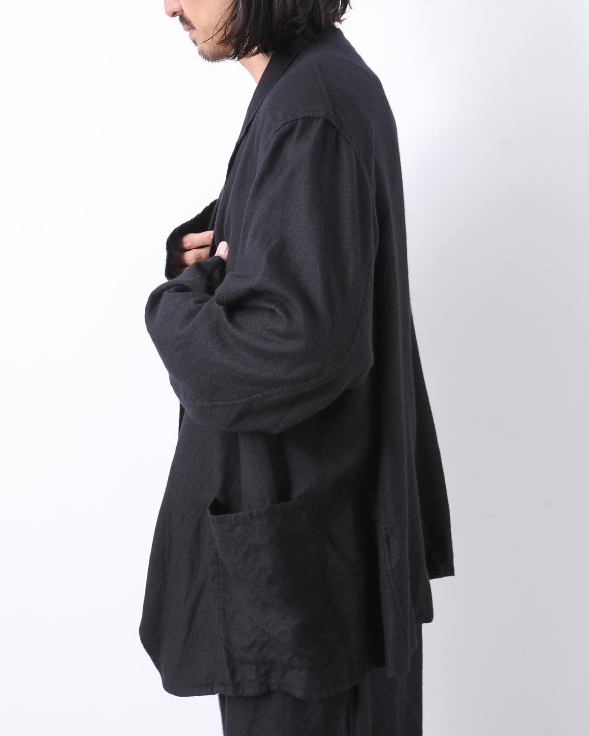 カシミヤシルク製品染ジャケット